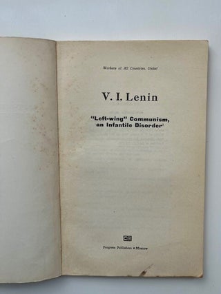 "Left Wing" Communism, an Infantile Disorder (2/7)