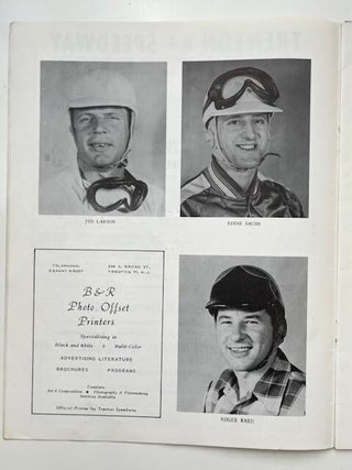 Trenton Speedway Pictorial Souvenir Program, 100-Mile National Championship Race (5/11)