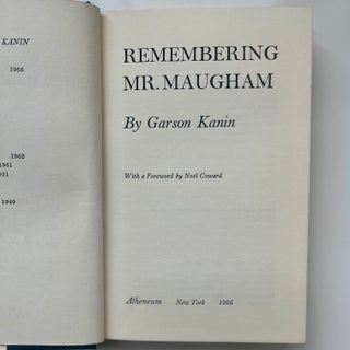 Remembering Mr. Maugham (4/11)