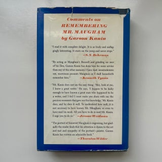Remembering Mr. Maugham (9/11)