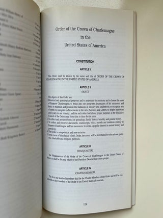 Order of The Crown of Charlemagne in the United States of America: Constitution and By-Laws,... (5/12)