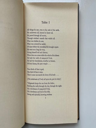 Gilgamesh, Epic of Old Babylonia: A Rendering in Free Rhythms (5/5)