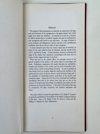 Urology in War: Wounds and Other Emergencies of the Genito-Urinary Organs Surgical and Medical (10/18)