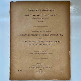 A Contribution to the Study of Descending Degenerations in the Brain and Spinal Cord, and of the... (1/9)