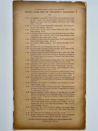 Two Offprints from the Philosophical Transactions of the Royal Society of London Regarding the... (9/16)