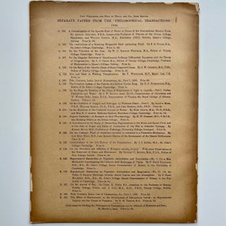 Two Offprints from the Philosophical Transactions of the Royal Society of London Regarding the... (9/16)