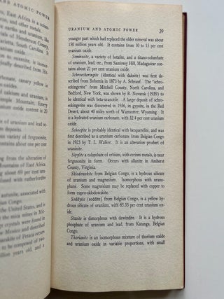 Uranium and Atomic Power (11/18)