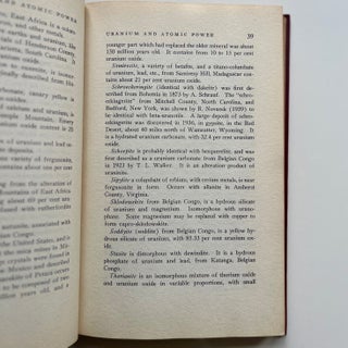 Uranium and Atomic Power (11/18)