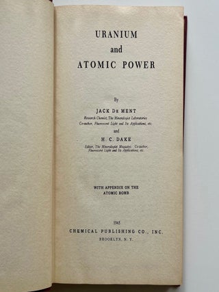Uranium and Atomic Power (3/18)