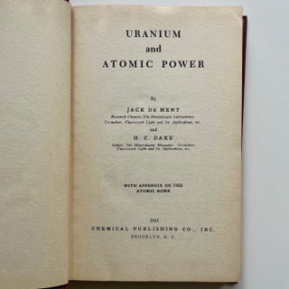 Uranium and Atomic Power (3/18)