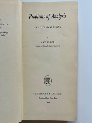 Problems of Analysis (4/14)