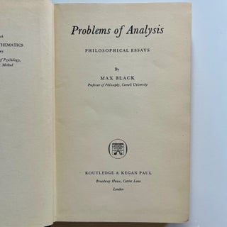 Problems of Analysis (4/14)