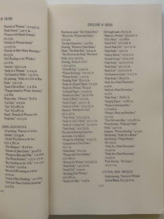 The John Quinn Collection of Paintings, Water Colors, Drawings & Sculpture (10/20)