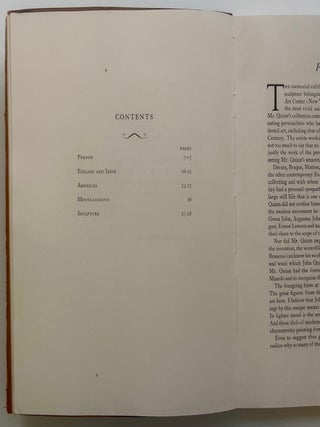 The John Quinn Collection of Paintings, Water Colors, Drawings & Sculpture (7/20)