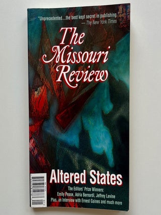 Item #1165 The Missouri Review Vol. 22, No. 1 (Spring 1999). ed Speer Morgan