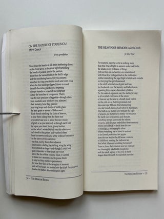 The Missouri Review Vol. 22, No. 1 (Spring 1999 (7/17)