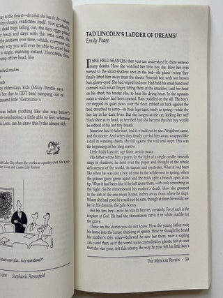 The Missouri Review Vol. 22, No. 1 (Spring 1999 (8/17)