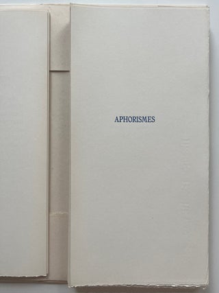 Aphorismes, menus & variétés (8/22)
