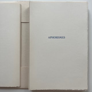 Aphorismes, menus & variétés (8/22)