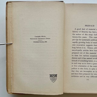 Biblical Libraries: A Sketch of Library History from 3400 B.C. to A.D. 150 (4/19)
