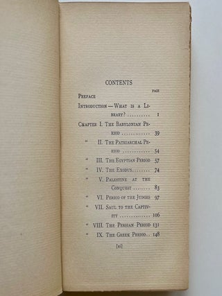 Biblical Libraries: A Sketch of Library History from 3400 B.C. to A.D. 150 (6/19)