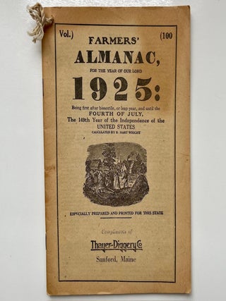 Three Farmers' Almanacs from Maine (10/13)
